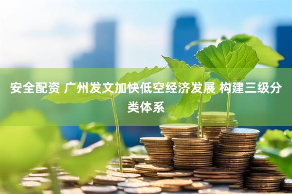 安全配资 广州发文加快低空经济发展 构建三级分类体系